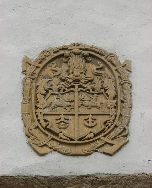 Escudo Armas Castillo Ostrog Ucrania — Foto de Stock