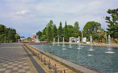 Batum Gürcistan'ın quay görünümünü