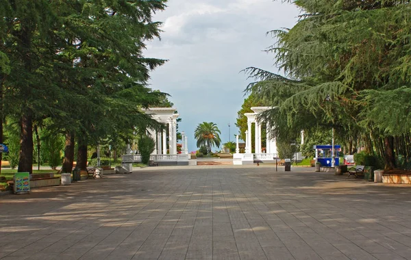 View of quay in Batumi in Georgia — Stock Photo, Image