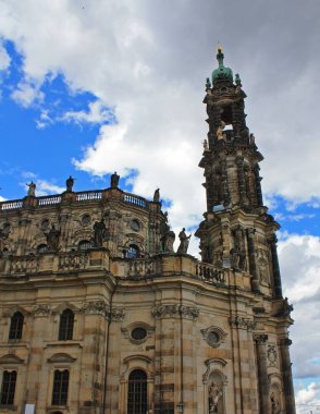 Dresden Katedrali kutsal üçlü veya Hofkirche, Dresden, Almanya