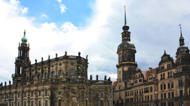 Dresden Katedrali kutsal üçlü veya hofkirche, Almanya