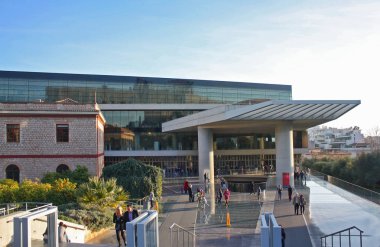 Atina - 6 Mart 2017. Atina'daki Akropolis Müzesi