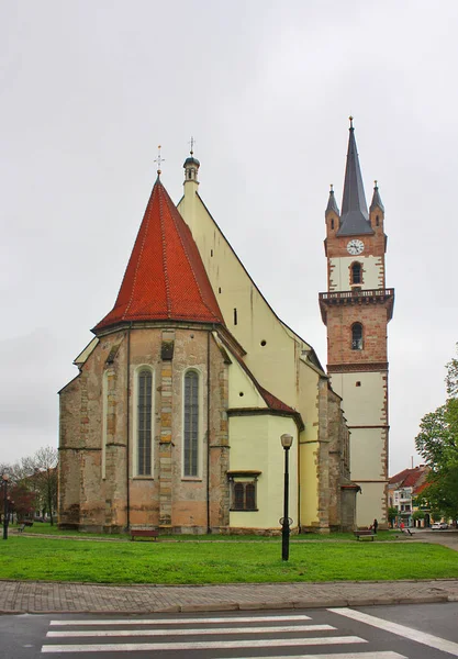 Lutheran Church Bistrita Romania — Stock Photo, Image