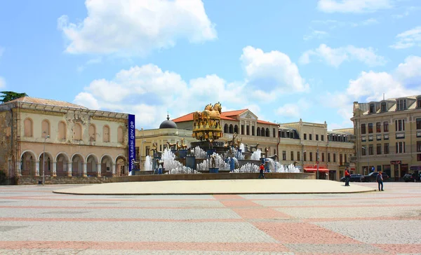 Kutaisi Maggio 2016 Fontana Della Colchide Kutaisi Georgia — Foto Stock