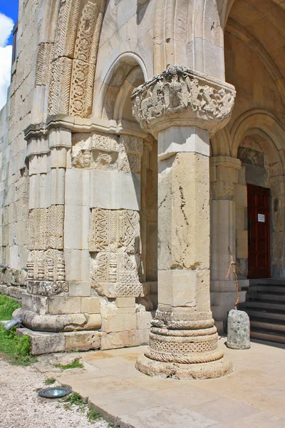 Frammento Colonna Del Tempio Bagrat Kutaisi Georgia — Foto Stock