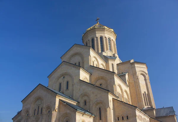 Kathedrale Der Heiligen Dreifaltigkeit Tiflis Sameba Kirche Georgien — Stockfoto