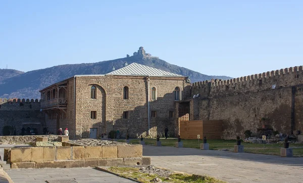 Territoire Bâtiment Près Cathédrale Svetitskhoveli Mtskheta Géorgie — Photo