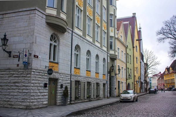 Таллінн Естонія Січня 2018 Старе Місто Архітектури Таллінні Естонія — стокове фото