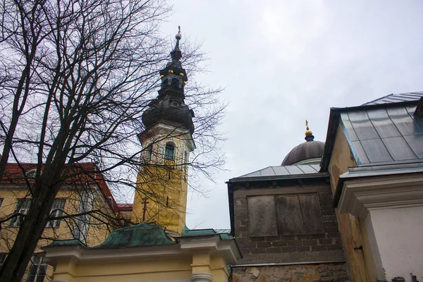 Tallinn Estland Januari 2018 Vintage Byggnader Gamla Stan Tallinn — Stockfoto