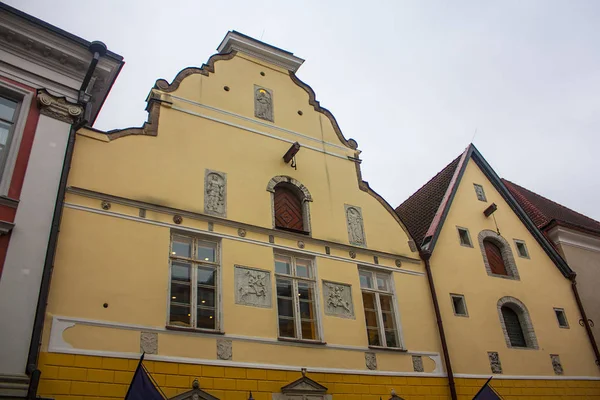 에스토니아 2018 건물의의 탈린에 여드름 — 스톡 사진