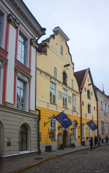 Tallinn Estland Januari 2018 Byggnad Broderskap Pormaskar Gamla Stan Tallinn — Stockfoto