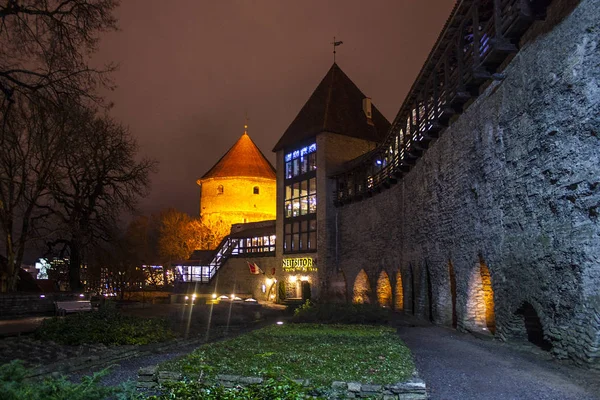 Tallinn Estonya Ocak 2018 Eski Tallinn Eski Hapishane Kulesi Neitsitorn — Stok fotoğraf