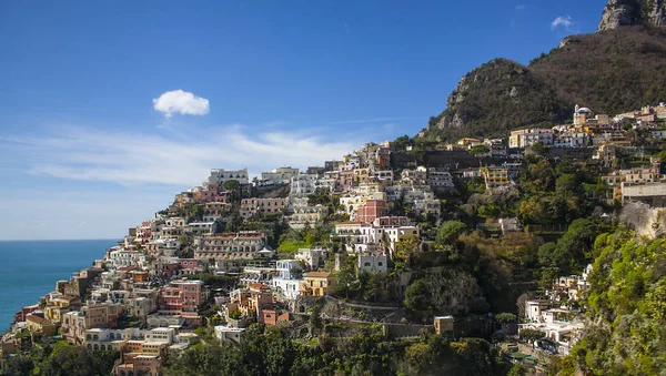 Positano Talya Mart 2018 Dağ Manzaraları Amalfi Coast — Stok fotoğraf