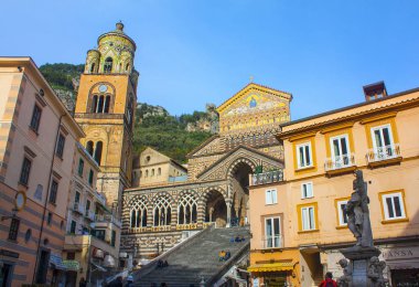 Saint Andrew (Duomo di San Andreas) İtalya'nın Amalfi Coast, İtalya Amalfi'da Katedrali