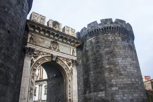 Naples Talya Mart 2018 Antik Kentin Doğu Yakası Porta Capuana — Stok fotoğraf