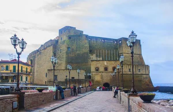 Naples Italie Mars 2018 Castel Dell Ovo Forteresse Aux Œufs — Photo