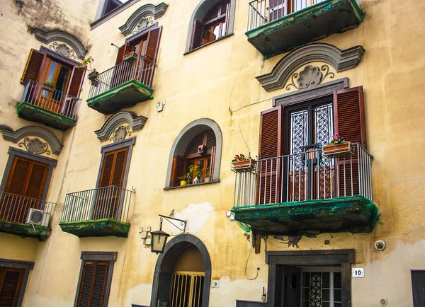 Naples Italy March 2018 Typical Architecture Center Naples Italy — Stock Photo, Image