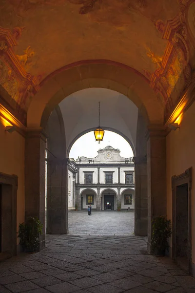 Wejście Średniowiecznej Twierdzy Sant Elmo Neapolu Włochy — Zdjęcie stockowe