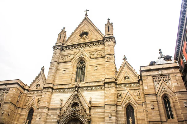 Nápoles Italia Marzo 2018 Catedral Nápoles Duomo San Gennaro Catedral — Foto de Stock