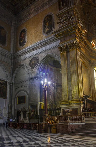 Nápoles Itália Março 2018 Interior Detalhes Catedral Nápoles Duomo San — Fotografia de Stock