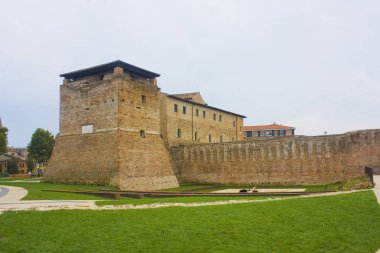 İtalya, Rimini 'deki Castel Sismondo manzarası
