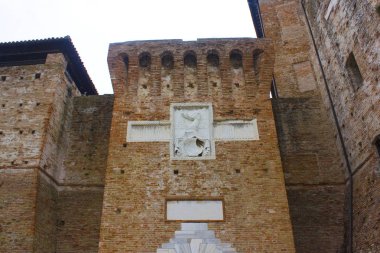 İtalya, Rimini 'de bulunan Castel Sismondo' nun bir parçası.