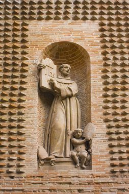 İtalya, Rimini 'deki San Bernardino Kilisesi Heykeli