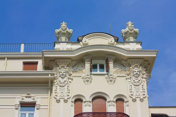 Vista Del Famoso Hotel Rímini Italia — Foto de Stock