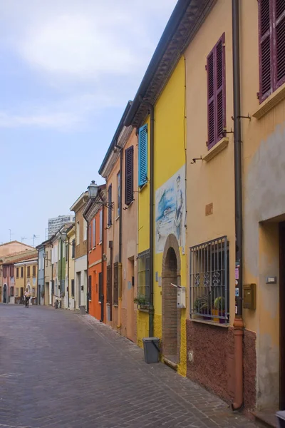 Rimini Italia Agosto 2019 Pintoresco Barrio San Giuliano Casco Antiguo — Foto de Stock