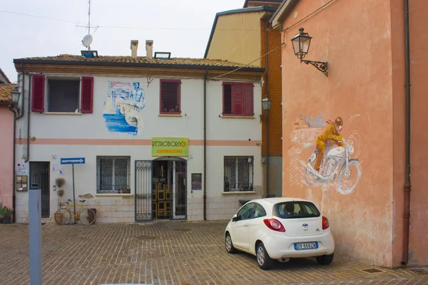 Rimini Italy August 2019 Picturesque San Giuliano District Old Town — Stock Photo, Image