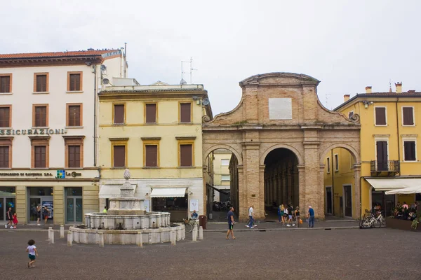 Antigua Lonja Pescado Piazza Cavour Rímini Italia — Foto de Stock