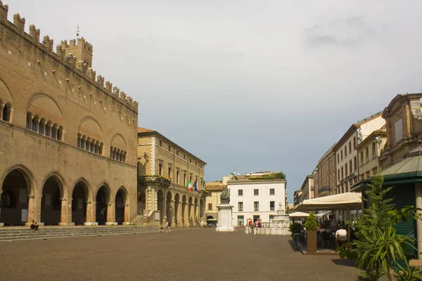 Rimini Italia Agosto 2019 Piazza Cavour Rímini Italia — Foto de Stock