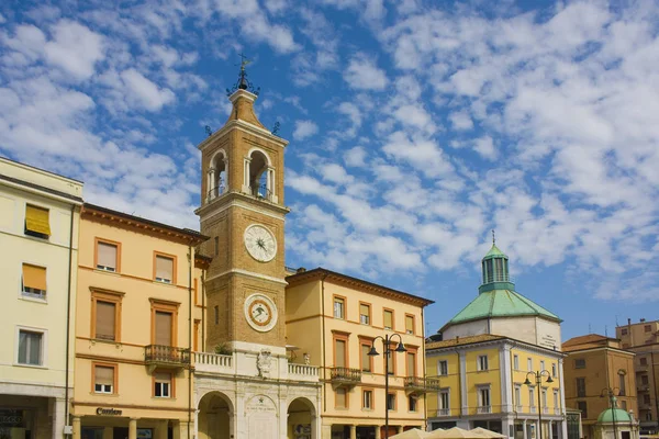 Rimini Italy August 2019 Piazza Tre Martiri Rimini Royalty Free Stock Images