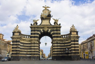 Arch Giuseppe Garibaldi Catania, Sicilya, İtalya