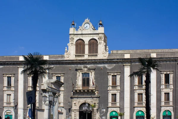 Palazzo Tezzano Piazza Stesicoro Catania Italia Sicilia —  Fotos de Stock