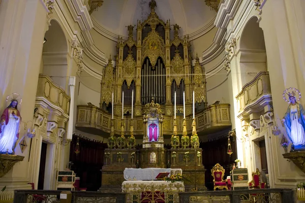 Catania Italia Septiembre 2019 Interior Iglesia San Michele Arcangelo Minoriti — Foto de Stock