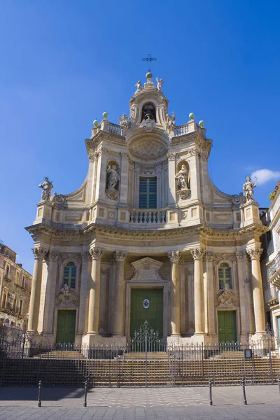 Basílica Colegiata Catania Italia Sicilia —  Fotos de Stock