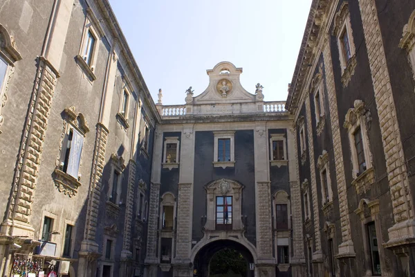 Catania Italia Septiembre 2019 Gate Uzeda Porta Uzeda Catania Italia — Foto de Stock