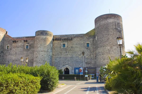 Catania Italia Septiembre 2019 Castel Ursino Castello Svevo Catania Catania — Foto de Stock