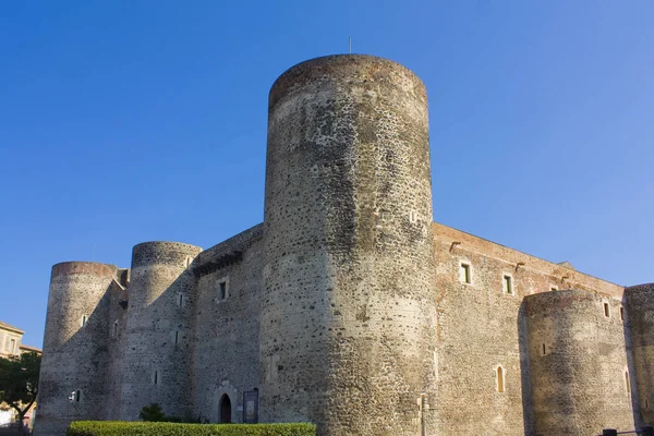 Castel Ursino Veya Castello Svevo Catania Talya Sicilya — Stok fotoğraf