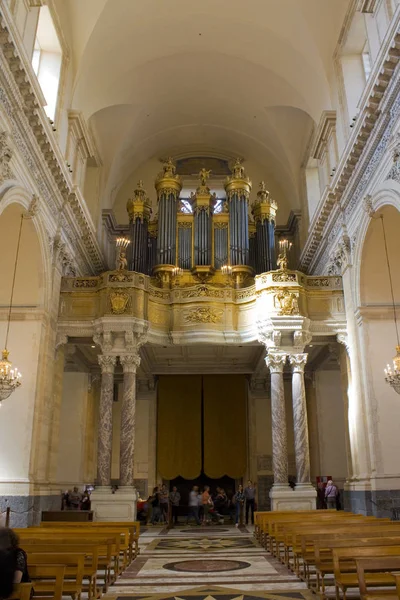 Catania Itálie Září 2019 Interiér Katedrály Agáty Nebo Duomo Piazza — Stock fotografie