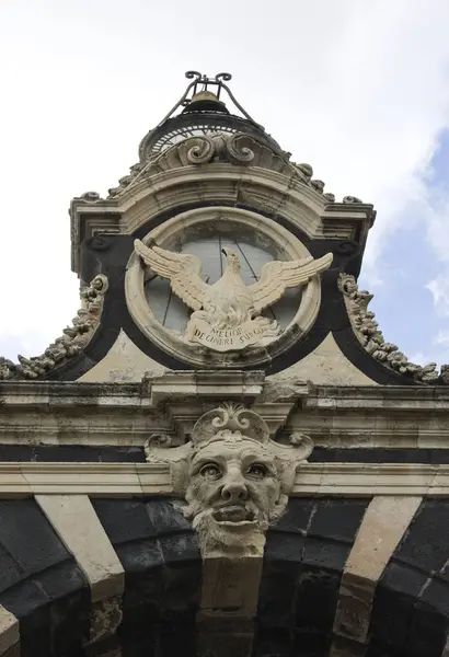 Fragment Von Arch Giuseppe Garibaldi Catania Sizilien Italien — Stockfoto
