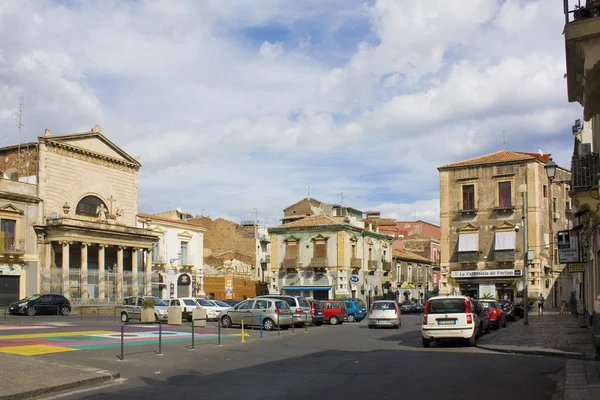 Катанія Італія Вересня 2019 Року Міське Життя Вулиці Катанії Сицилія — стокове фото