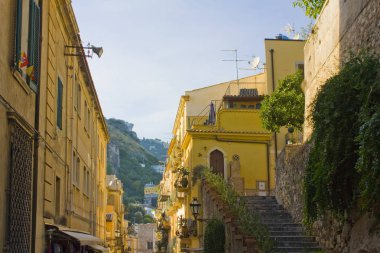 Taormina, Sicilya, İtalya 'daki Eski Kasaba' nın mimarisi