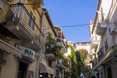 Taormina, İtalya - 30 Eylül 2019: Corso Umberto Caddesi Taormina, Sicilya, İtalya