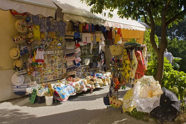 Taormina Італія Вересня 2019 Street Souvenir Shop Taormina — стокове фото