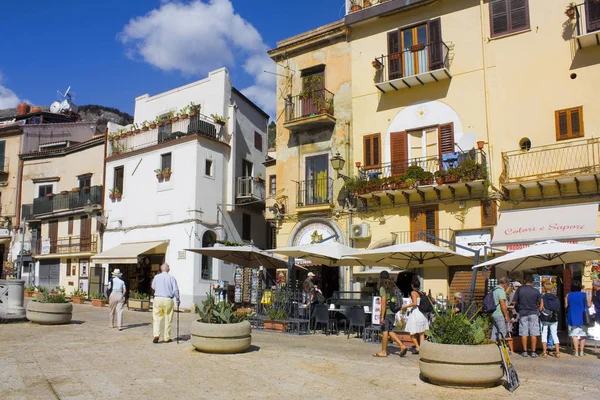 Monreale Italia Octubre 2019 Arquitectura Del Casco Antiguo Monreale Sicilia — Foto de Stock