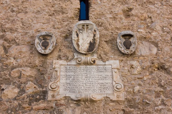 Fragment Van Kathedraal Van Monreale Met Wapen Sicilië Italië — Stockfoto