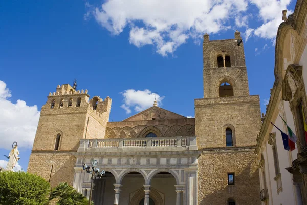 Catedral Monreale Sicilia Italia — Foto de Stock