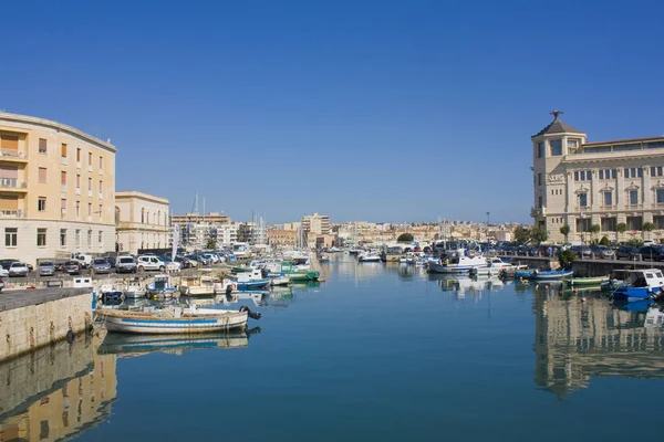 Blick Von Der Brücke Von Umberto Syrakus Sizilien Italien — Stockfoto